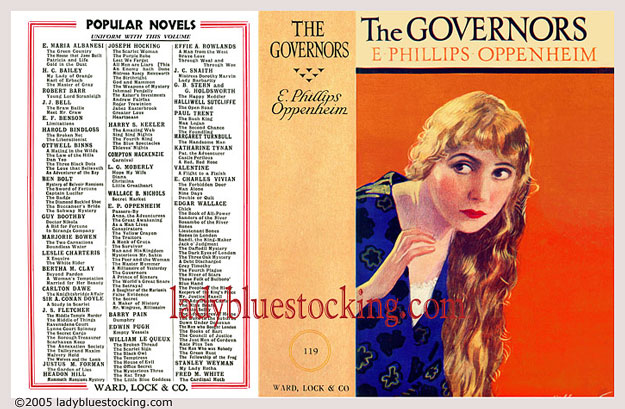 Governors, Oppenheim Dust Jacket