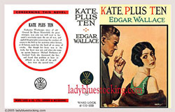 Edgar Wallace, Kate Plus Ten Dust Jacket